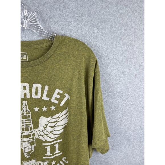 GM Chevrolet American Classic 1911 Shirt Size XXLT Green Short Sleeve Tee Car - Picture 3 of 8